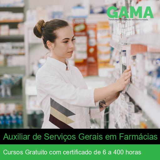 Auxiliar de Serviços Gerais em Farmácias